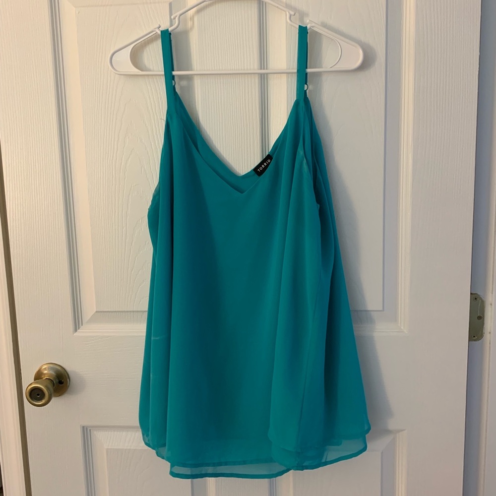Turquoise swing cami